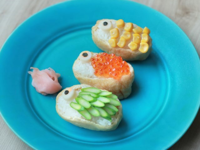 鯉のぼりいなり寿司 お酢のある生活 日向夏 レシピ ヤマエ食品工業株式会社