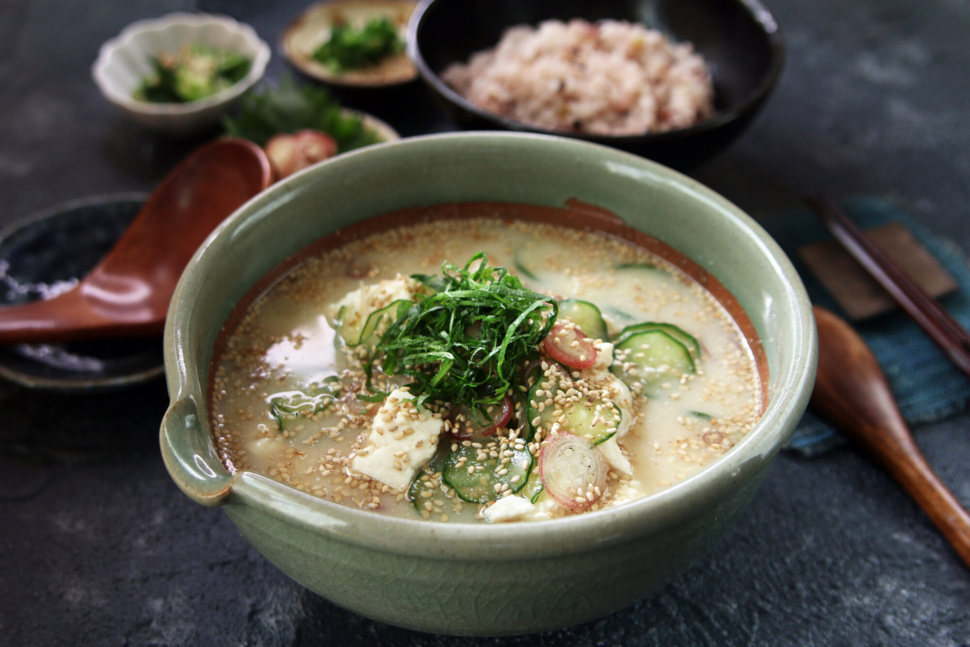 冷や汁(期間限定プレミアムギフトでつくるレシピ)