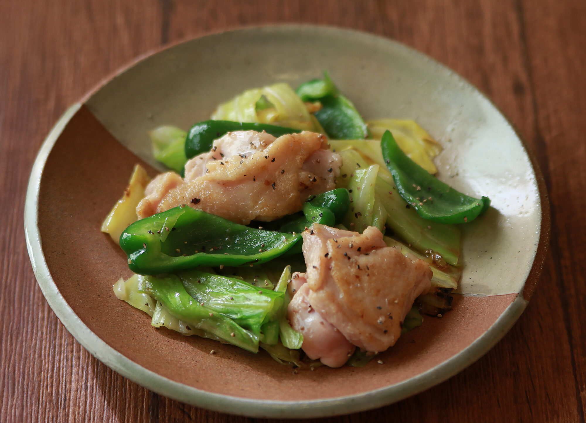 野菜たっぷり炭火焼き風チキン