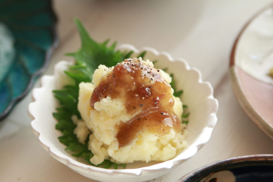 かける炭火焼きだれで、シンプルポテサラ♪のイメージ